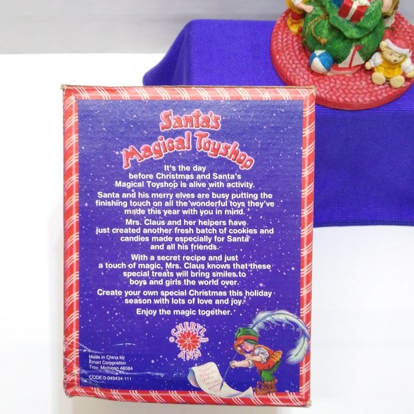Santa's Magical Toy Shop Collectible Figurine - Cheryl Ann Original 1995 Vintage - Picture 8 of 11